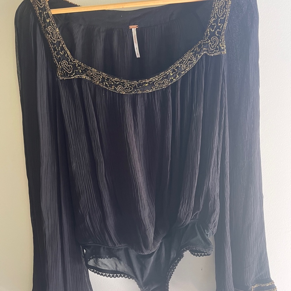 Free People embellished Bodysuit